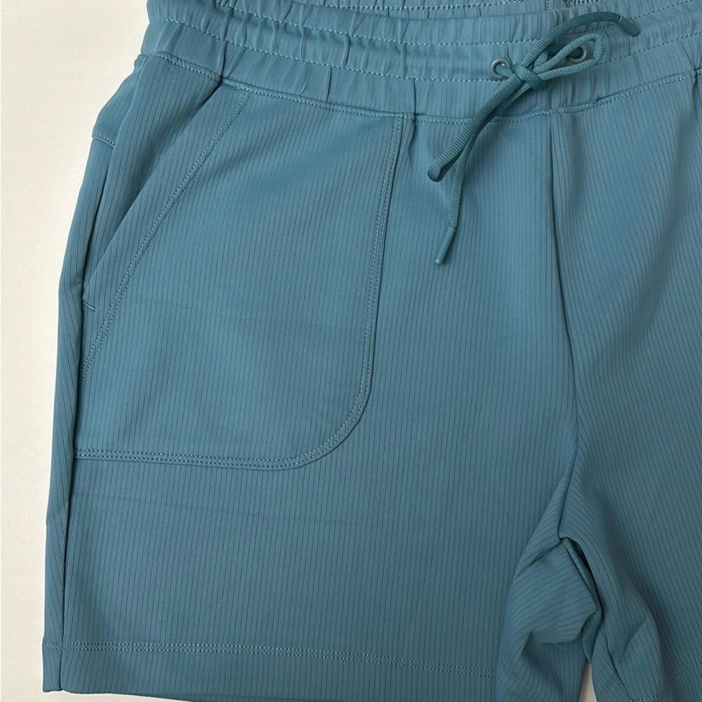 Mondetta-Women’s Blue Scuba Short Ribbed Active Short Size L NEW WITH TAGS. - Picture 9 of 16